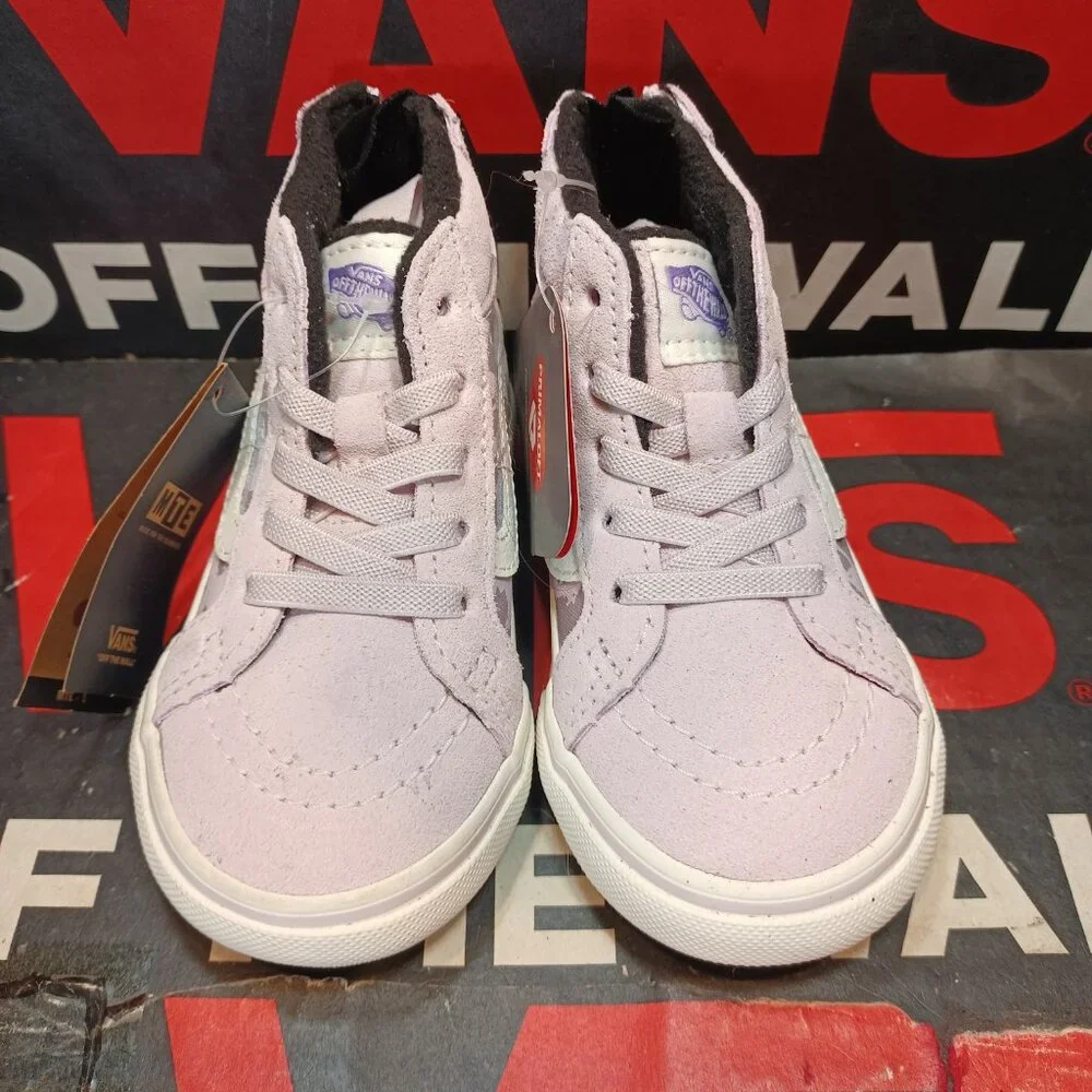 Vans Toddler Size 4.0 Sk8 Hi MTE-1 Zip/Lace Orchid Ice/Leopard VN0A5HZZ6H9